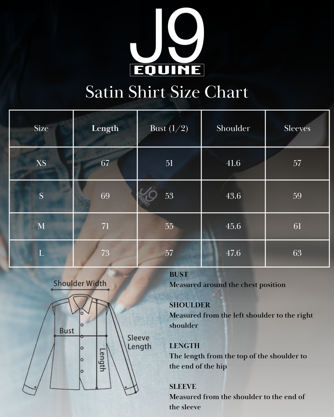 Satin Button-Up Long Sleeve Shirt